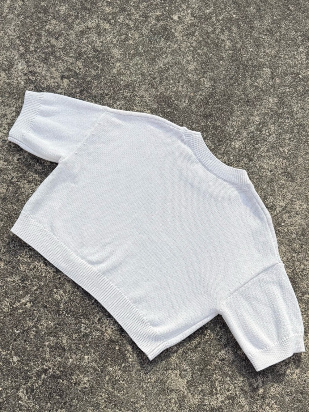 Banana Republic Kids White Short-Sleeve Knit Sweater - Picture 3 of 7